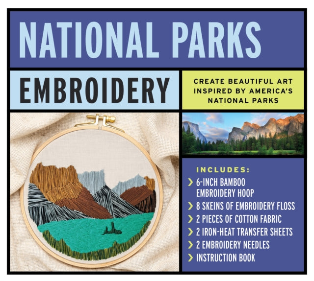 National Parks Embroidery kit