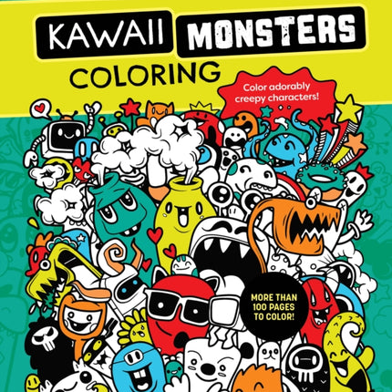 Kawaii Monsters Coloring Book