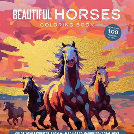 Beautiful Horses Coloring Book