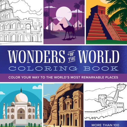 Wonders of the World Coloring Book