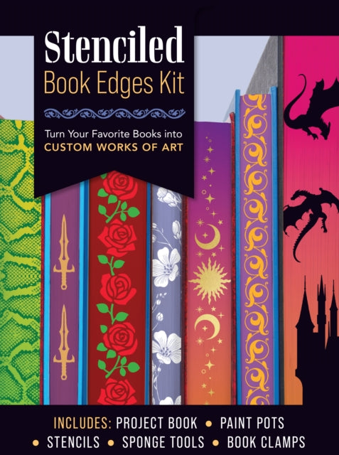 Stenciled Book Edges Kit