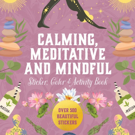 Calming Meditative and Mindful Sticker Color