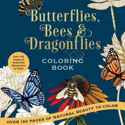 Butterflies Bees  Dragonflies Coloring Book