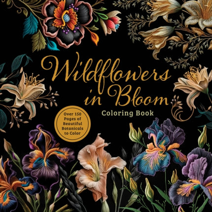 Wildflowers in Bloom Coloring Book