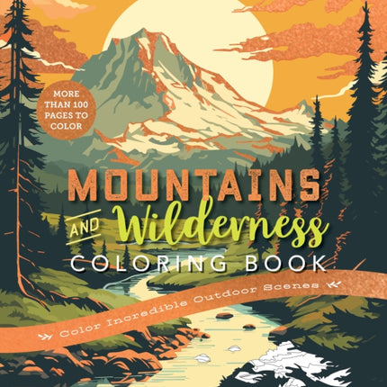 Mountains  Wilderness Coloring Book