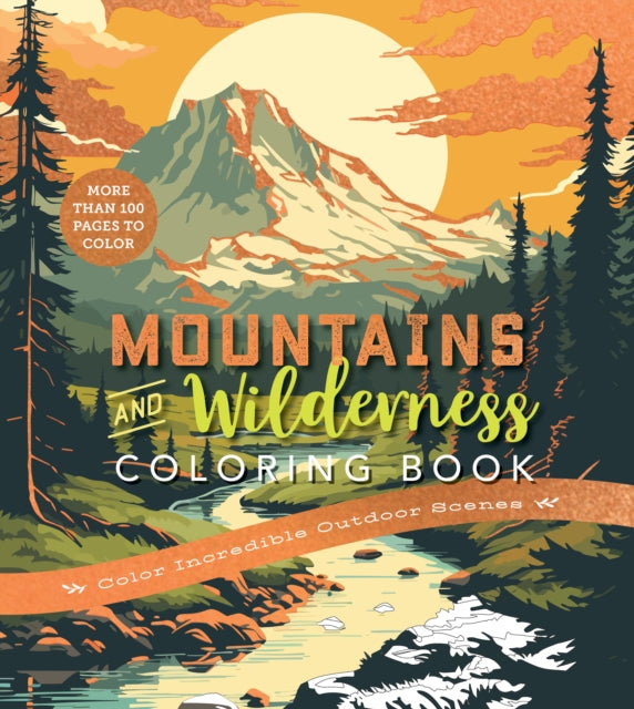 Mountains  Wilderness Coloring Book
