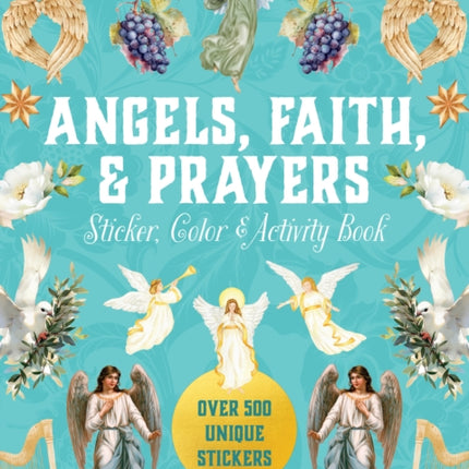 Angels Faith  Prayers Sticker Color  Activity