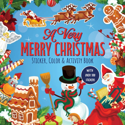 A Very Merry Christmas Sticker Color  Activity