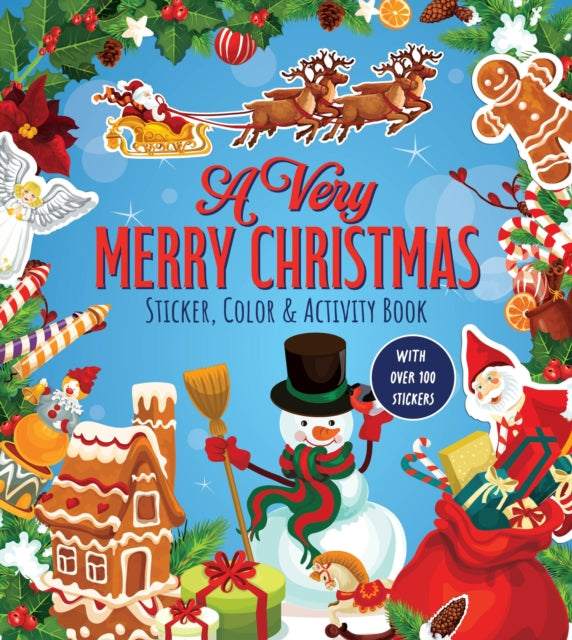 A Very Merry Christmas Sticker Color  Activity