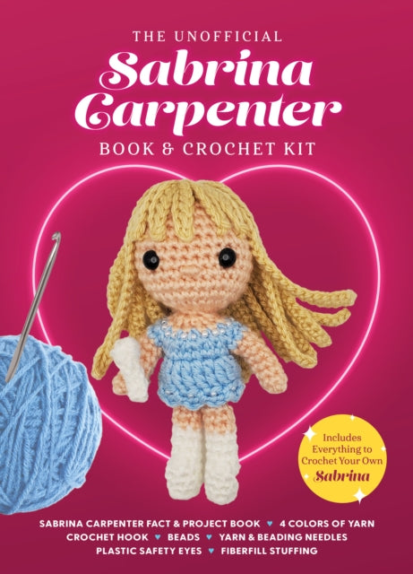 Unofficial Sabrina Carpenter Book and Crochet Kit