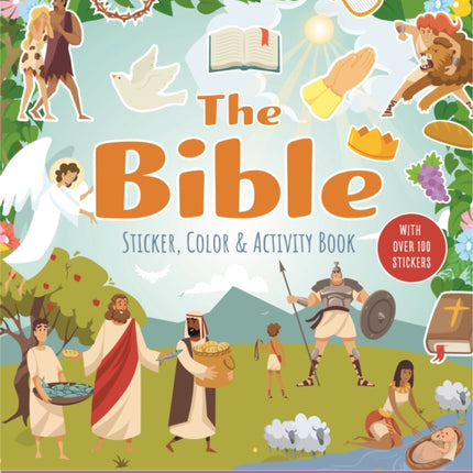 The Bible Sticker Color  Activity Book