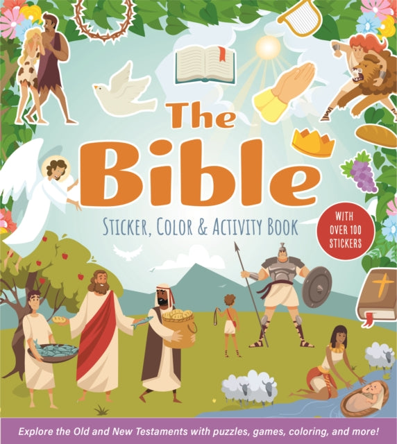 The Bible Sticker Color  Activity Book