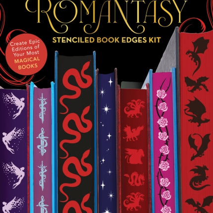 Romantasy Stenciled Book Edges Kit