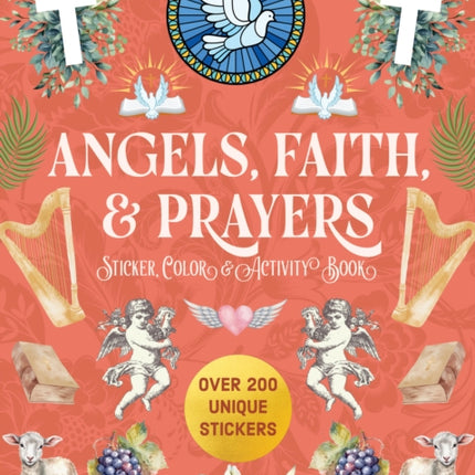 Angels Faith  Prayers Sticker Color  Activity