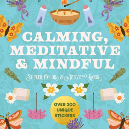 Calming Meditative and Mindful Sticker Color