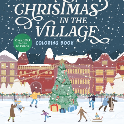 Christmas in the Village Coloring Book