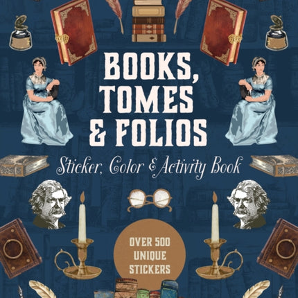 Books Tomes  Folios Sticker Color  Activity Book