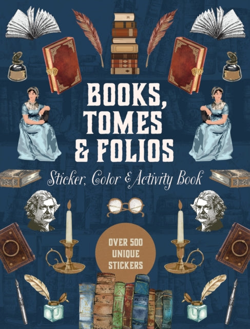 Books Tomes  Folios Sticker Color  Activity Book