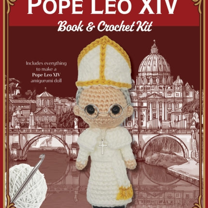 Unofficial Pope Leo XIV Book and Crochet Kit