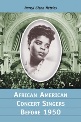 African American Concert Singers Before 1950
