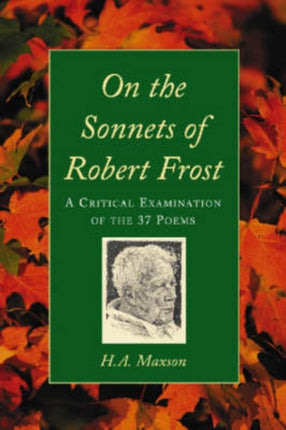 On the Sonnets of Robert Frost A Critical