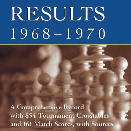 Chess Results 19681970 A Comprehensive Record