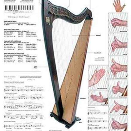 Laurie Edwards: Folk Harp Wall Chart