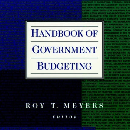 Handbook of Government Budgeting