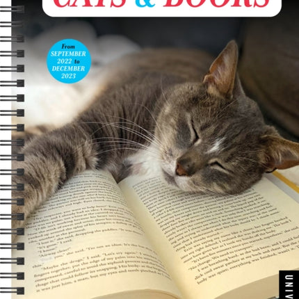 Cats  Books 2023 16Month Planner