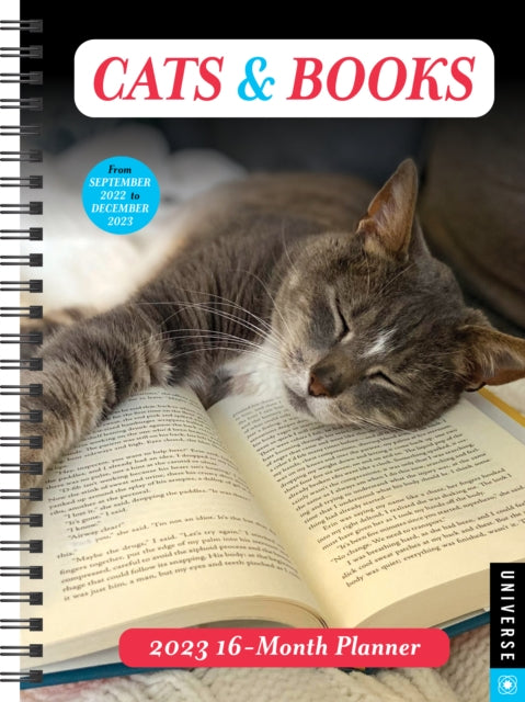 Cats  Books 2023 16Month Planner