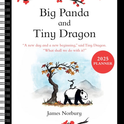 Big Panda and Tiny Dragon 12Month 2025 Planner Calendar