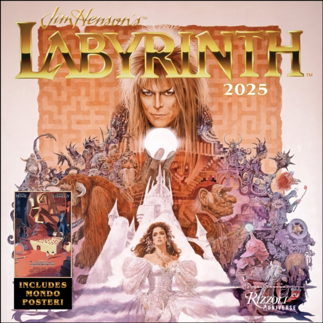 Jim Hensons Labyrinth 2025 Wall Calendar