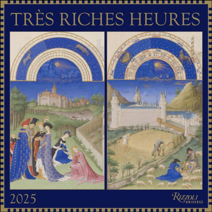 Tres Riches Heures 2025 Wall Calendar