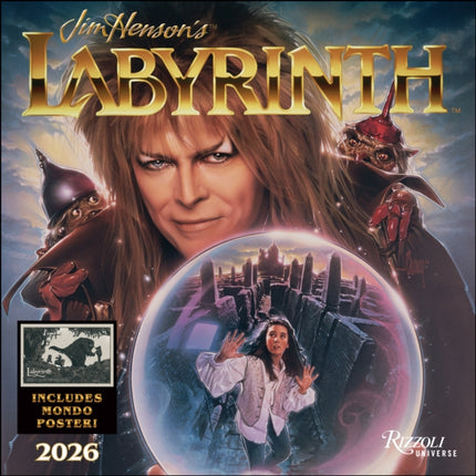 Jim Hensons Labyrinth 2026 Wall Calendar