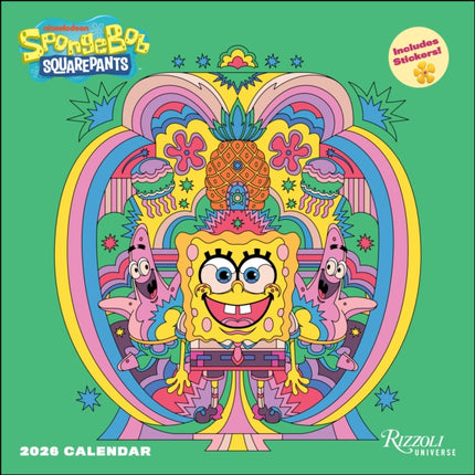 SpongeBob SquarePants 2026 Wall Calendar