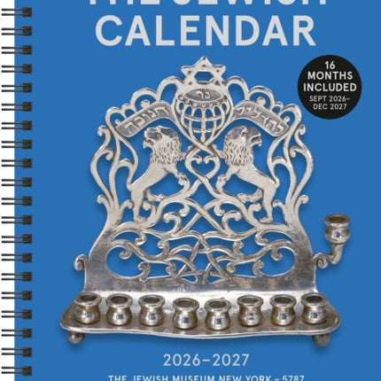 The Jewish Calendar 20262027 5787 16Month Planner