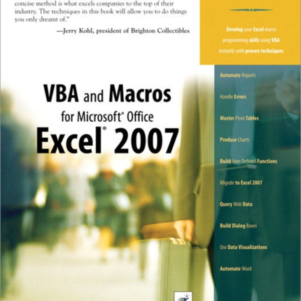 VBA and Macros for Microsoft Office Excel 2007 Business Solutions