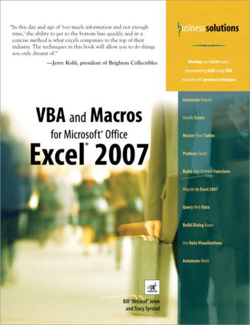 VBA and Macros for Microsoft Office Excel 2007 Business Solutions