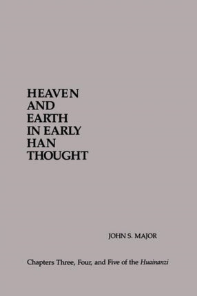 Heaven and Earth in Early Han Thought Chapters