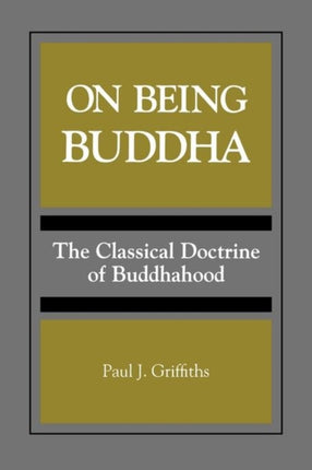 On Being Buddha Suny Series Toward a Comparative