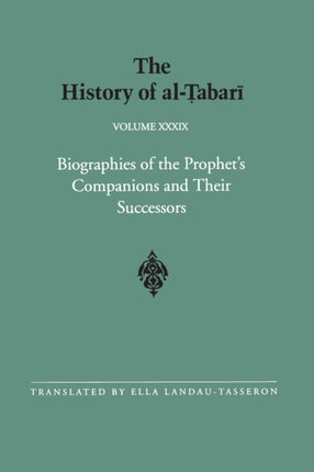 History of alTabari Vol. 39