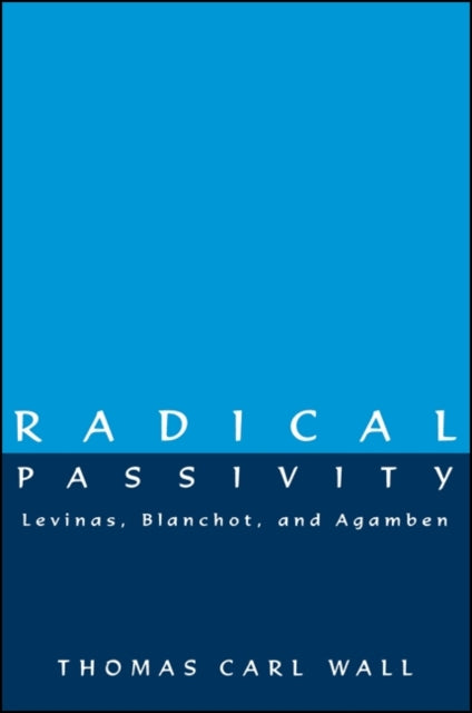 Radical Passivity Levinas Blanchot and Agamben