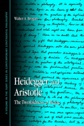 Heidegger and Aristotle