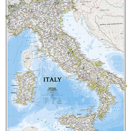 Italy Classic, Tubed: Wall Maps Countries & Regions