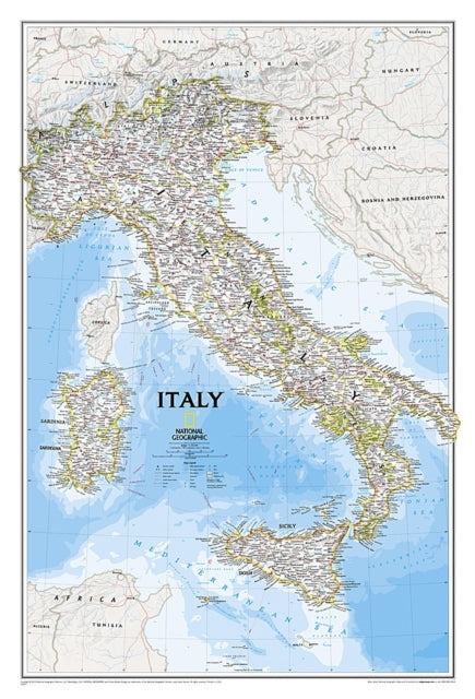 Italy Classic, Tubed: Wall Maps Countries & Regions