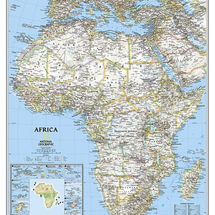 Africa Classic enlarged  laminated