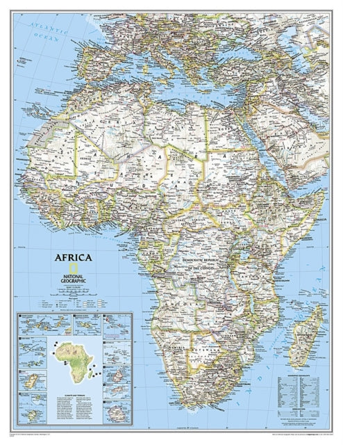 Africa Classic enlarged  laminated