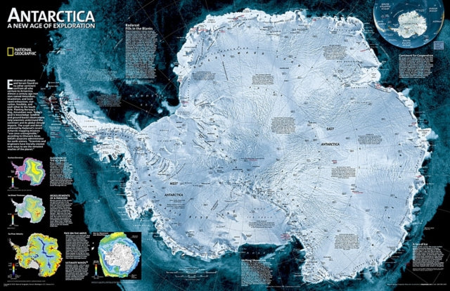 Antarctica Satellite laminated