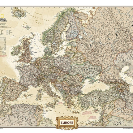 Europe Executive laminated