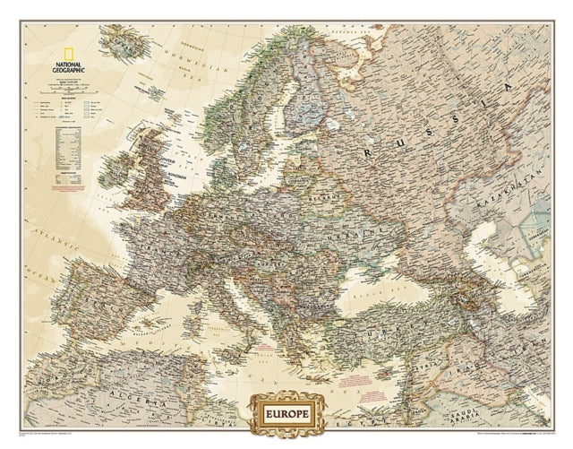 Europe Executive laminated